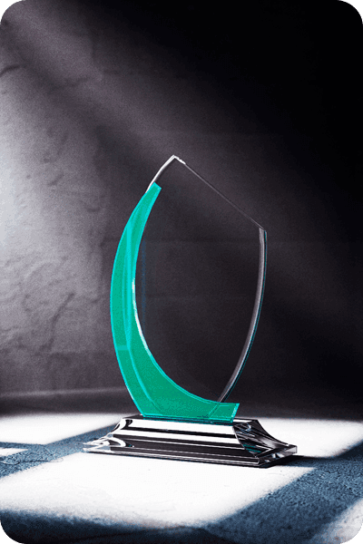 Glass award -  GLA0418