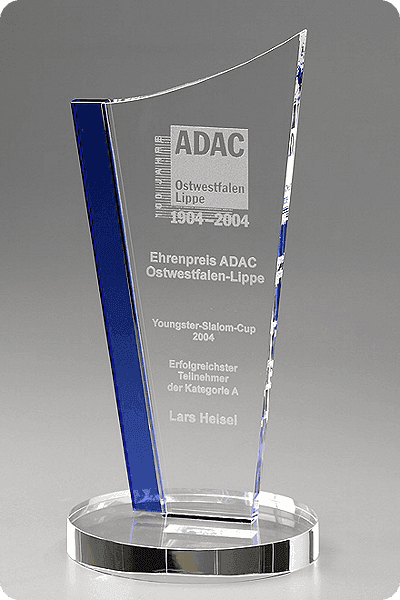 Crystal award -  GLA1002